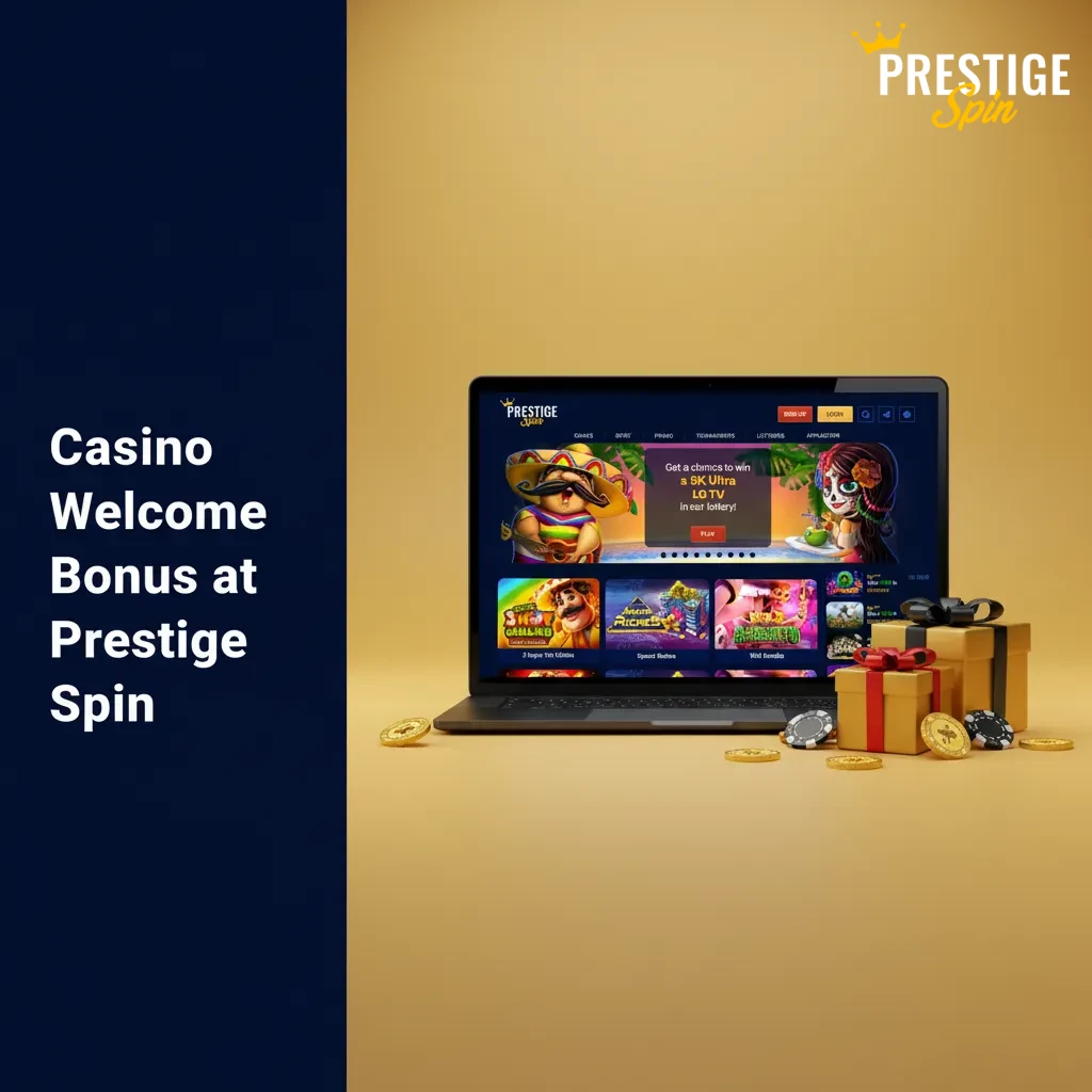 Prestige Spin UK live welcome bonus: 100% from €20, 125% from €150, 150% from €300, x45 wagering, 18+. Play responsibly.