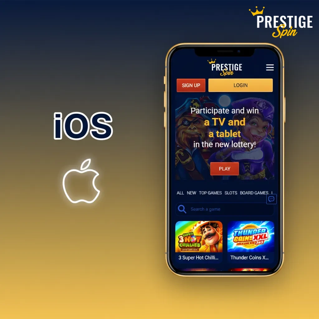 iOS app in development; use mobile site. Add to Home Screen via Safari; Face ID, fast betting & casino, live chat.
