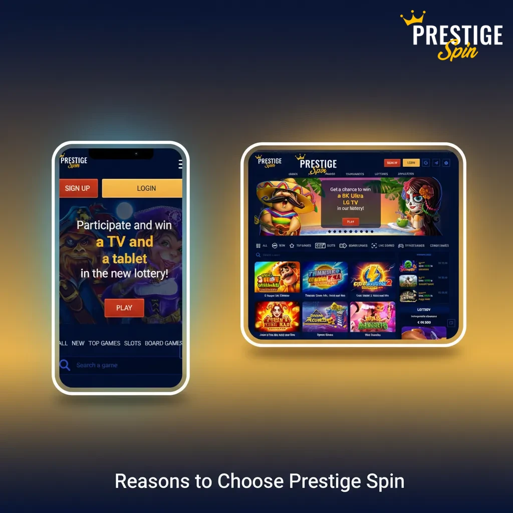 Infographic: Reasons to choose Prestige Spin—Premier League odds, horse racing, casino, fast KYC, cash-out, UK payments.