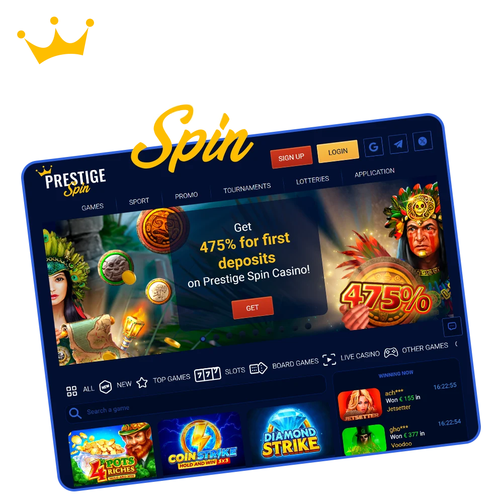 Visit the official Prestige Spin website for premium sports betting today.