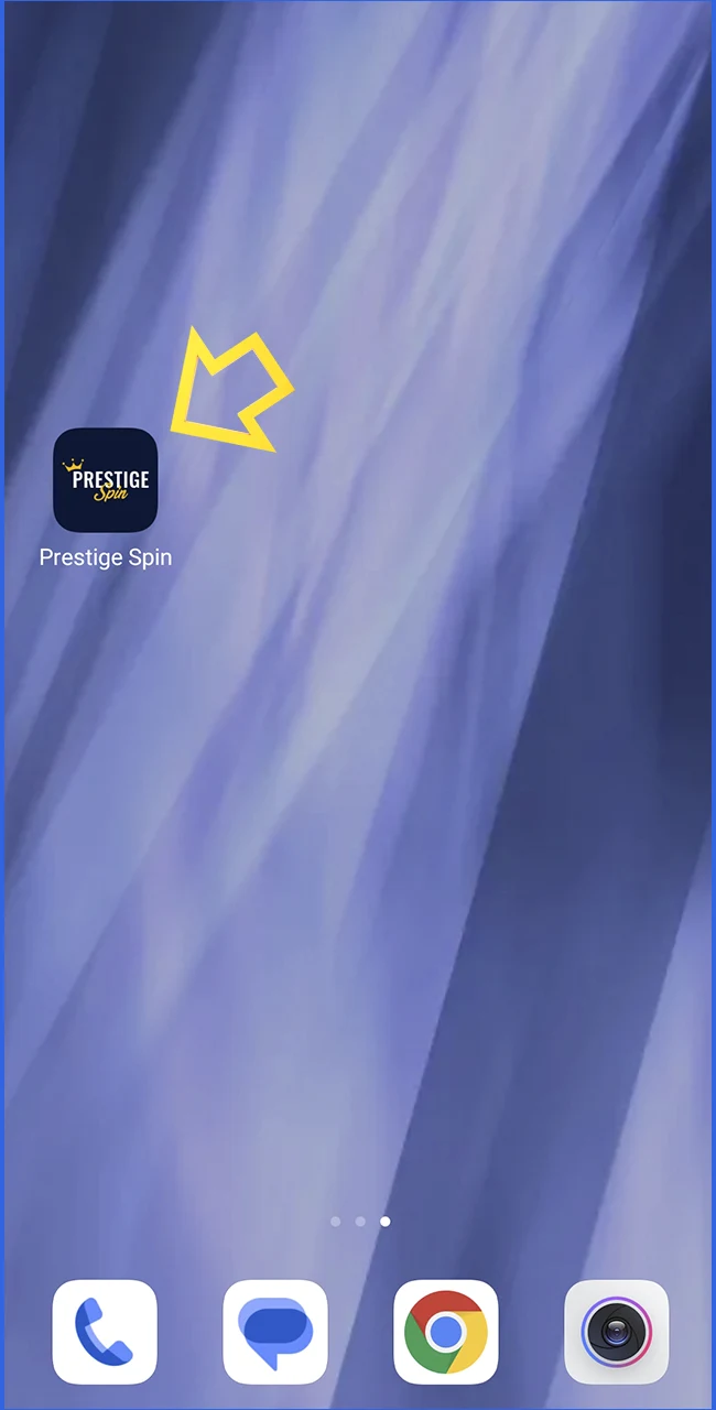 Launch the mobile application from the official Prestige Spin website now.